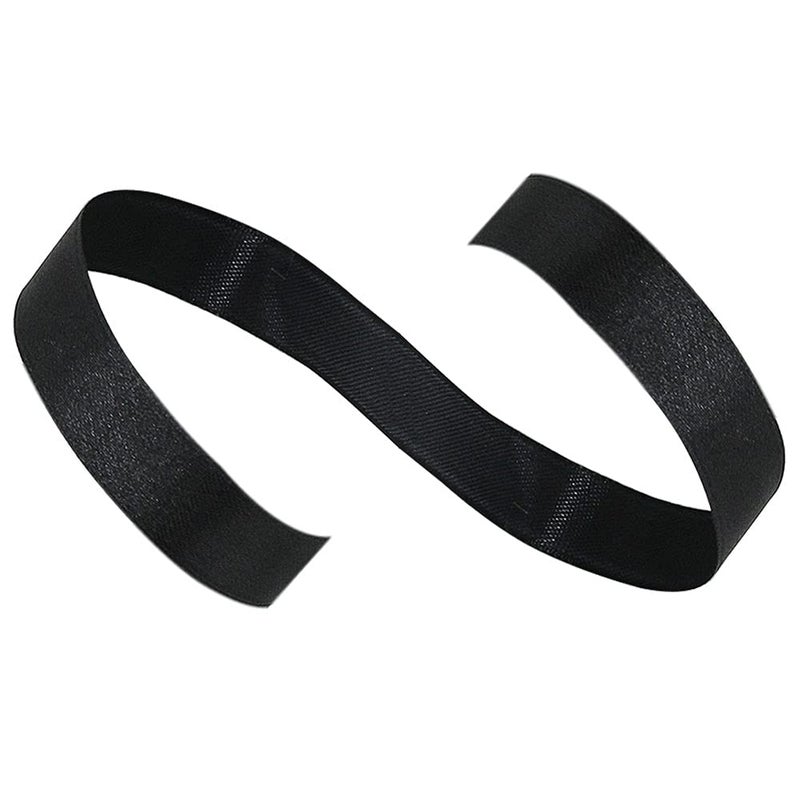 HLOMVE Solid Color Black Satin Ribbon  5/8 Inches x 25 Yards Fabric Satin Ribbon for Gift Wrapping  Crafts  Hair Bows Making  Wreath  Wedding Party Decoration and Other Sewing Projects - Image 2